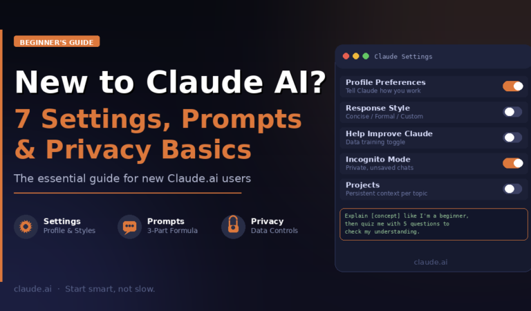 Master Claude AI: A Beginner’s Guide to Settings and Privacy