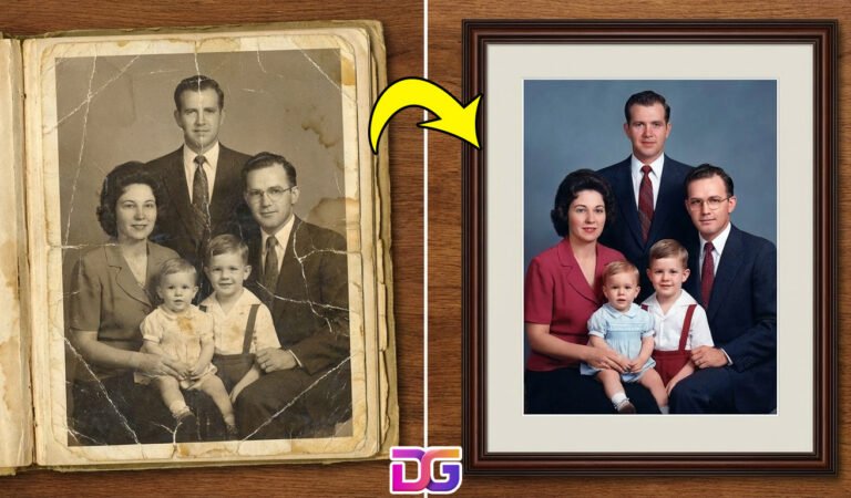 6 AI Photo Restoration Prompts to Fix Old Pictures Fast